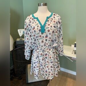 Her Universe Star Wars sheer top, beach or pool coverup, size L